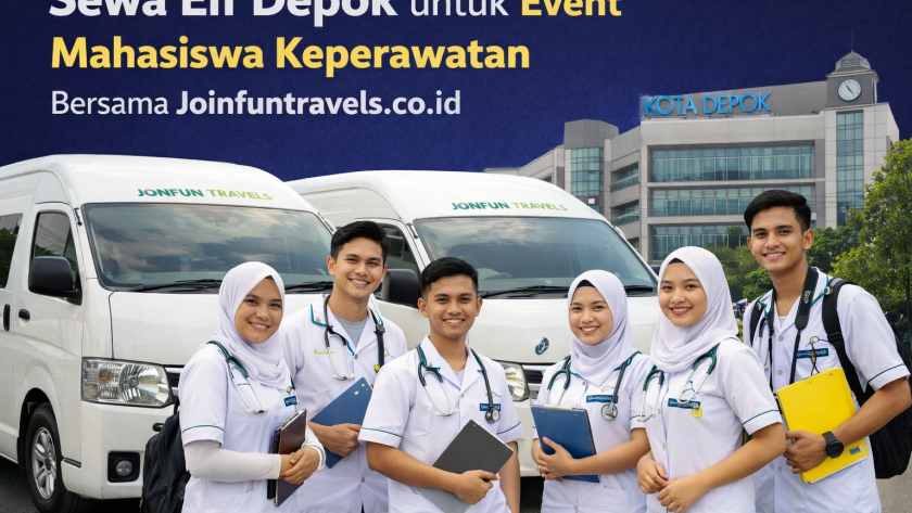 sewa elf Depok joinfuntravels.co.id