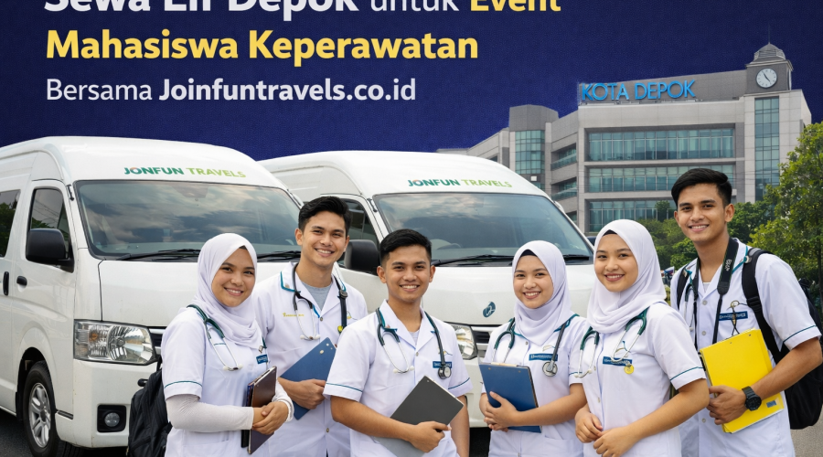 sewa elf Depok joinfuntravels.co.id